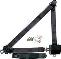 BLACK 3-POINT SEAT BELT